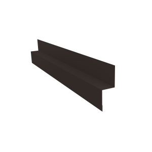 Отлив для сегментного кожуха на трубу 0,45 Drap TX RR 32 темно-коричневый (2м)