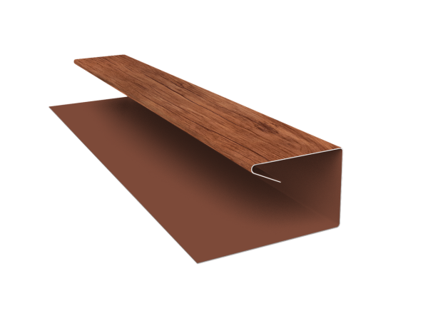 Планка П-образная завершающая сложная (КД) 0,45 Print Premium Rowan Wood Intense FTC (3м)