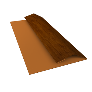 Планка финишная Блок-Хаус new Grand Line 0,4 Print Premium Golden Wood Intense FTC (2м)