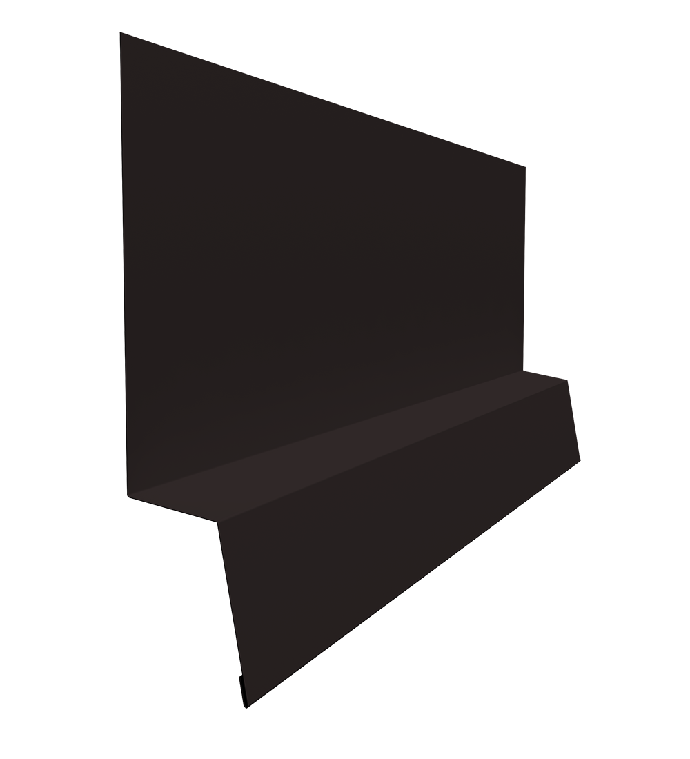 Планка начальная фальц 0,5 PurPro Matt 275 RAL 9005 черный (2м)