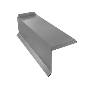 Планка торцевая сегментная 30мм Левая 0,5 PE с пленкой RAL 7004 сигнальный серый