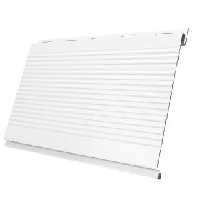 Софит Вертикаль 0,2 Grand Line gofr 0,5 Satin с пленкой RAL 9003 сигнальный белый