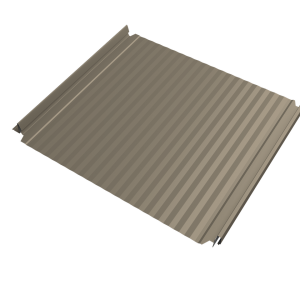 Кликфальц Double Pro Gofr Grand Line 0,45 Drap TX с пленкой на замках RAL 1015 светлая слоновая кость