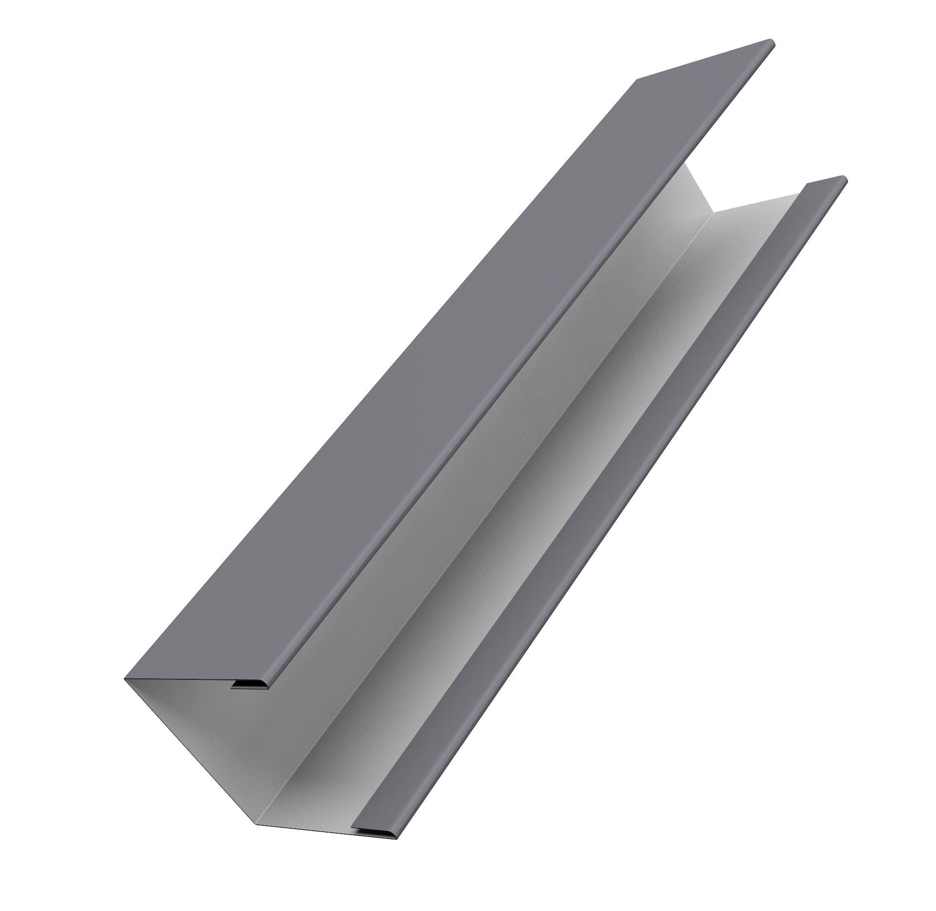 Крышка жалюзи Milan Slim 0,5 Satin RAL 7004 сигнальный серый (3м)