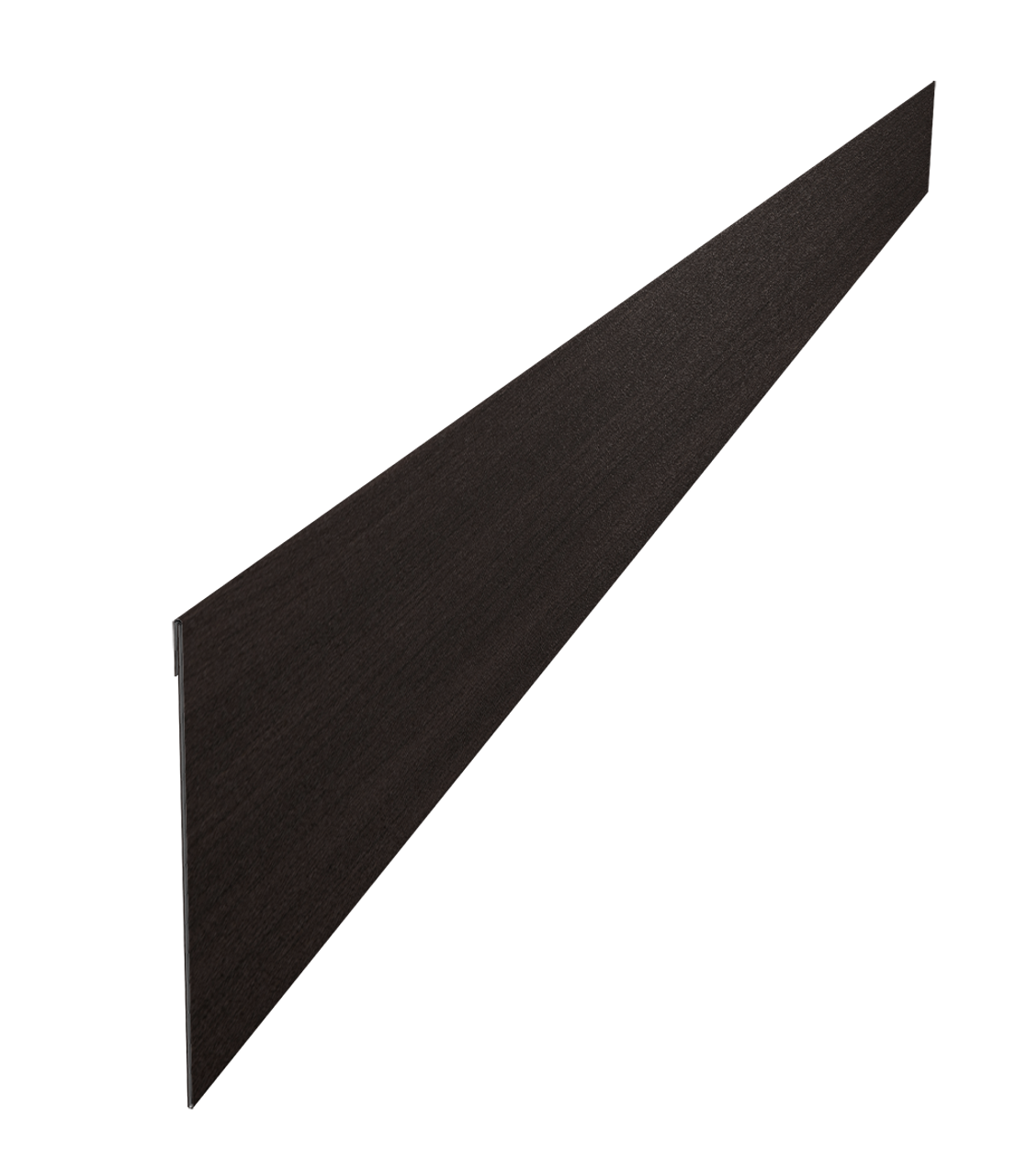 Ламель забора жалюзи Palermo стартовая/финишная для калиток и ворот 0,45 Print Elite Coffee Wood TwinColor