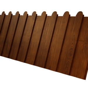 Профнастил С8A v01 фигурный 0,45 Print Premium Golden Wood Intense FTC