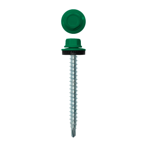 Саморез кровельный 4,8х50 (150шт) сверло №1 RAL 6029