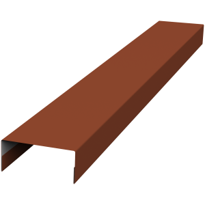 Крышка 30х15 жалюзи Texas 0,5 Satin Matt RAL 8004 терракота (2м)