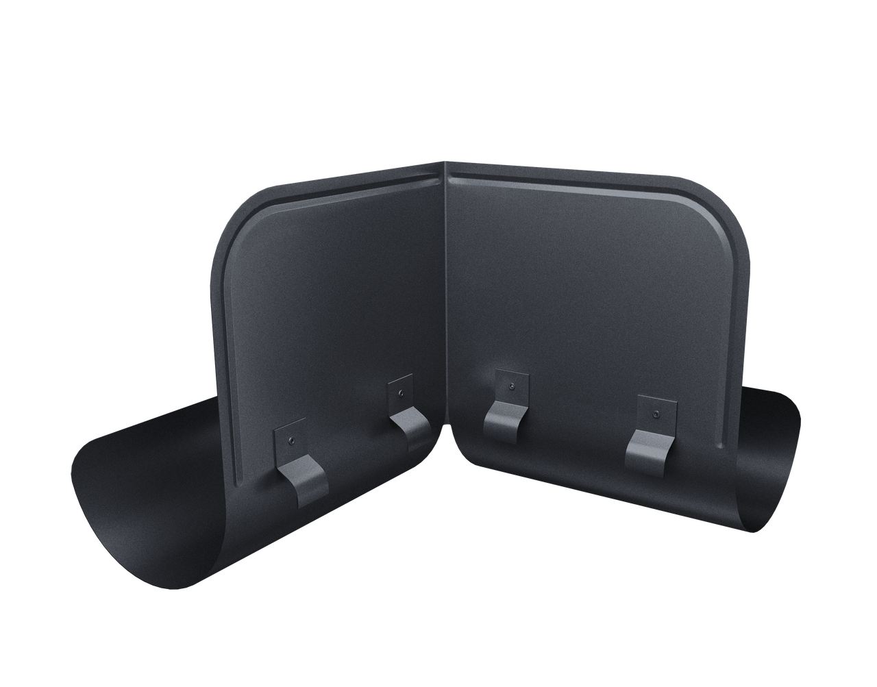 Ограничитель перелива угловой Grand Line 125/90 Matte PU RAL 7024