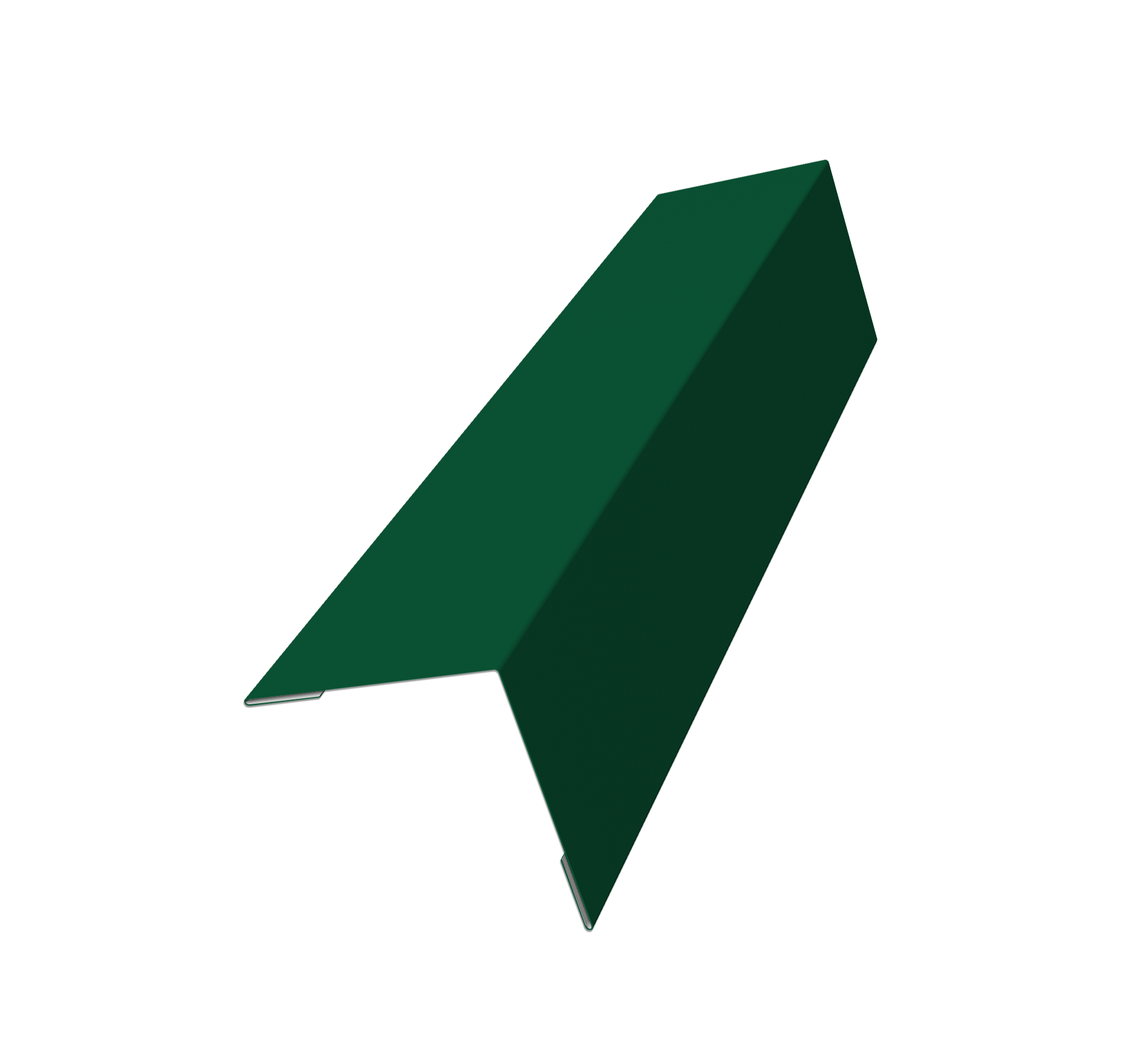 Угол внешний 70х70 0,4 PE с пленкой RAL 6005 зеленый мох (2м)