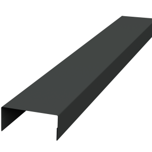 Крышка 45х20 жалюзи Texas 0,45 PE-Double RAL 7016 антрацитово-серый (2,5м)