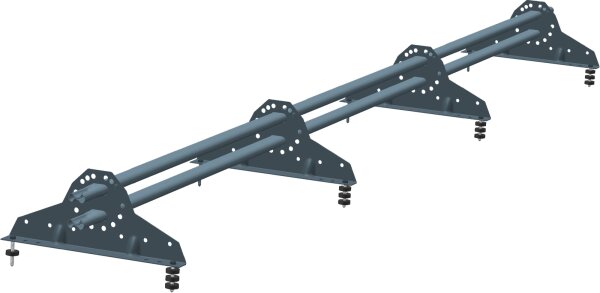 Снегозадержатель NEW трубчатый Grand Line RAL 5024 3м