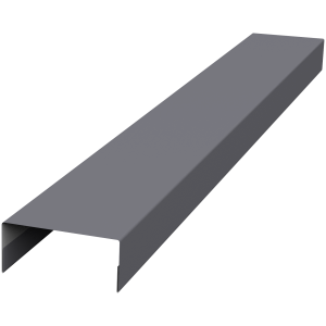 Крышка 30х15 жалюзи Texas 0,45 Drap TX RAL 7004 сигнальный серый (2,5м)