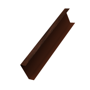 Декоративная накладка на столб универсальная 80х80 для забора жалюзи 0,45 Print Elite Cherry Wood TwinColor (1,8м)