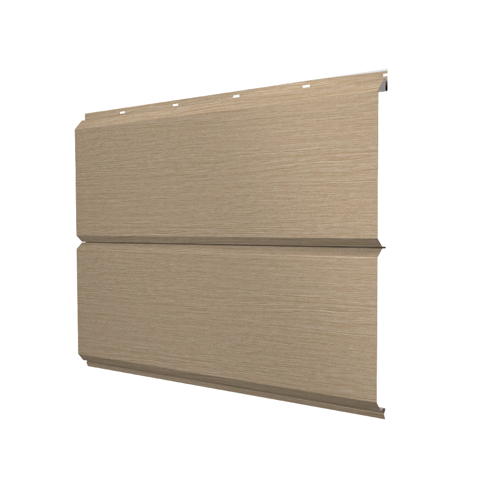 Софит ЭкоБрус new без перфорации 0,45 Print Elite Milky Wood TwinColor