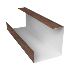 Планка угла внутреннего составная нижняя 0,45 Print Premium Almond Wood Fresh (3м)