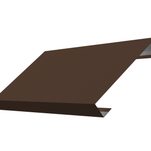 Ламель лицевая 125 забора жалюзи Texas 0,5 PurPro с пленкой RAL 8017 шоколад