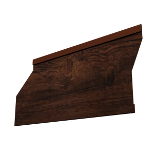 Ламель забора жалюзи Milan Slim 0,45 Print Elite с пленкой Cherry Wood TwinColor