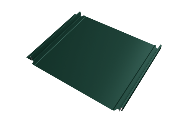 Кликфальц Double Pro Grand Line 0,5 Satin с пленкой на замках RAL 6005 зеленый мох