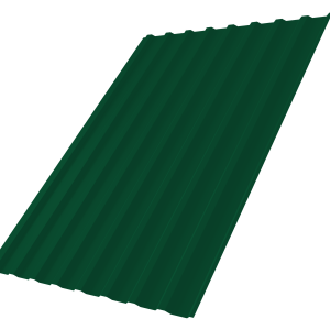 Профнастил С20B 0,5 PE RAL 6005 зеленый мох
