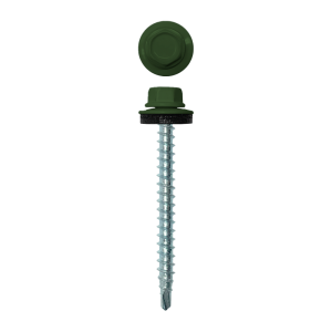 Саморез кровельный 4,8х50 (150шт) сверло №1 RAL 6020