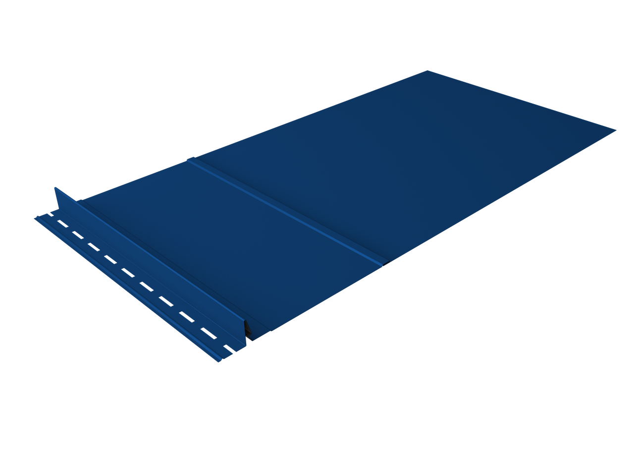 Элемент обхода Кликфальц Pro левый 0,5 Satin RAL 5005 сигнальный синий