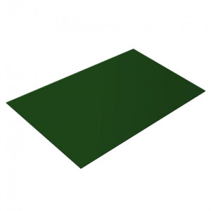 Плоский лист 0,45 PE-Double RAL 6005 зеленый мох