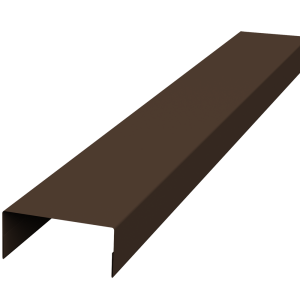 Крышка 45х20 жалюзи Texas 0,45 PE-Double RAL 8017 шоколад (2м)