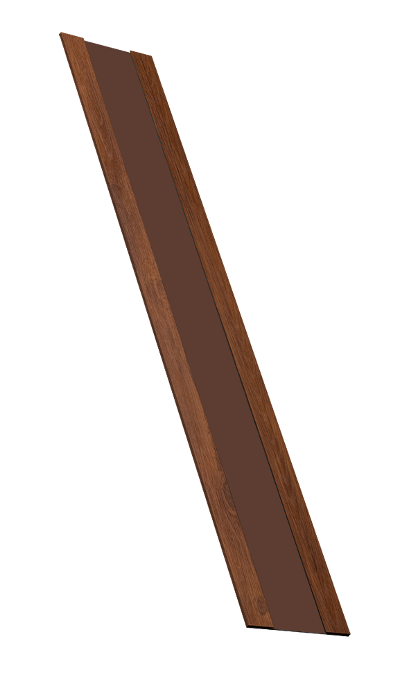 Крепежная планка жалюзи Milan, Milan Slim, Tokyo 0,45 Print Premium Golden Wood Fresh TwinColor (3м)