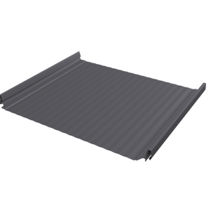 Кликфальц Pro Gofr Grand Line 0,45 Drap TX с пленкой на замках RAL 7004 сигнальный серый