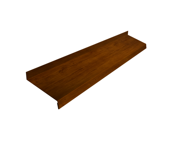 Отлив простой 150 0,4 Print Premium Golden Wood Intense FTC (3м)