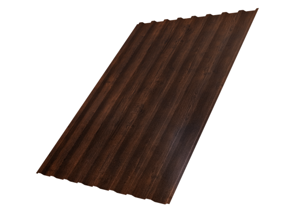 Профнастил С20B 0,4 Print Premium Cherry Wood Dark FTC