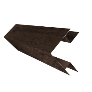Угол внешний сложный 75х75 0,45 Print Elite Antique Wood TwinColor (3м)