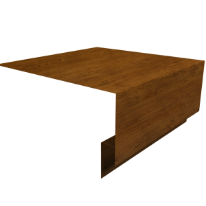 Планка околооконная сложная Блок-Хаус new Grand Line 200х75х27 0,45 Print-Double Elite Golden Wood (2м)