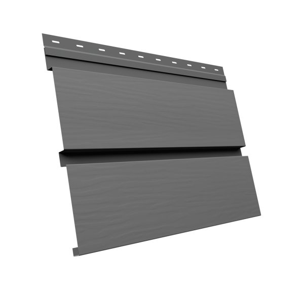Квадро брус 3D 0,5 Satin с пленкой RAL 9006 бело-алюминиевый