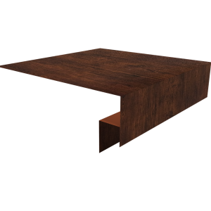 Планка околооконная сложная 200х50х18 (j-фаска) 0,4 Print Premium Cherry Wood Dark FTC (3м)