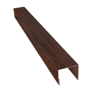 Планка П-образная заборная 24 0,4 Print Premium Cherry Wood Fresh TwinColor (3м)