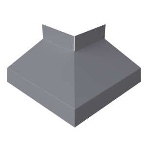 Угол отлива внешний 70 0,45 Drap с пленкой RAL 7004 сигнальный серый