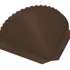 Заглушка конусная 0,5 PurPro Matt 275 RAL 8017 шоколад