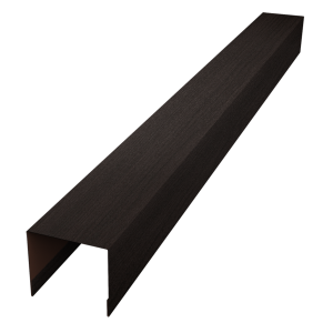 Стойка боковая крепежная для забора жалюзи Palermo 0,45 Print Elite Coffee Wood TwinColor (3м)