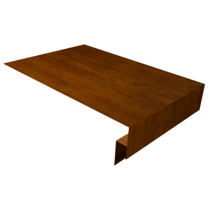 Планка околооконная сложная 250х50х12 (j-фаска) 0,4 Print Premium Golden Wood Intense FTC (2м)