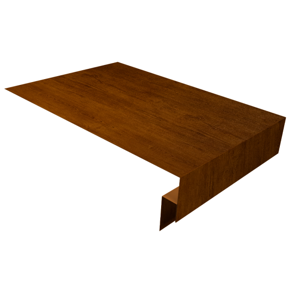Планка околооконная сложная 250х50х12 (j-фаска) 0,4 Print Premium Golden Wood Intense FTC (2м)