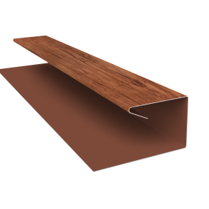 Планка П-образная завершающая сложная (КД) 0,45 Print Premium Rowan Wood Intense FTC (2м)
