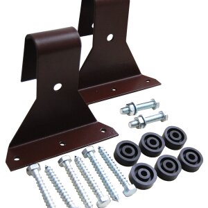 Кронштейн кровельный для лестницы Grand Line RAL 8017 (комплект)