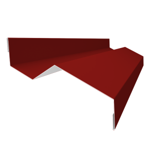 Планка примыкания внакладку 25х17х35х17 0,7 PE с пленкой RAL 3011 коричнево-красный (2м)