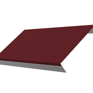 Ламель обратная 150 забора жалюзи Texas 0,5 Satin Matt с пленкой RAL 3005 красное вино