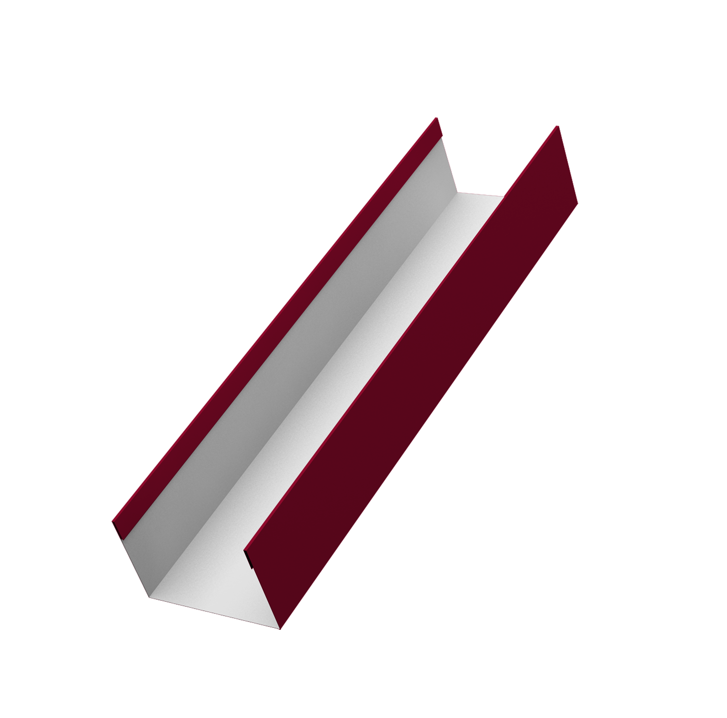 Стойка жалюзи Milan,Tokyo 0,45 PE RAL 3003 рубиново-красный (3м)