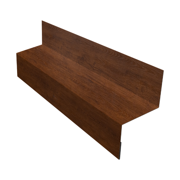 Отлив межэтажный 35 0,45 Print Premium Golden Wood Fresh TwinColor (3м)