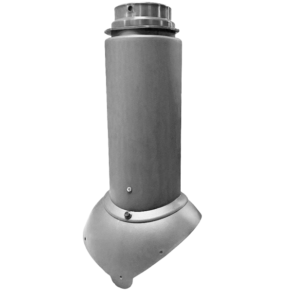 Выход канализации Krovent Pipe-VT 110/125 Изолированный серый