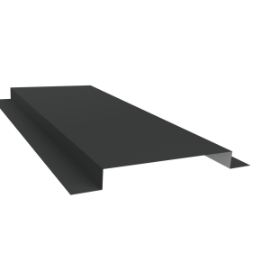 Планка кожуха сегментного 150 0,5 Satin Matt TX RAL 7016 антрацитово-серый (1,8м)